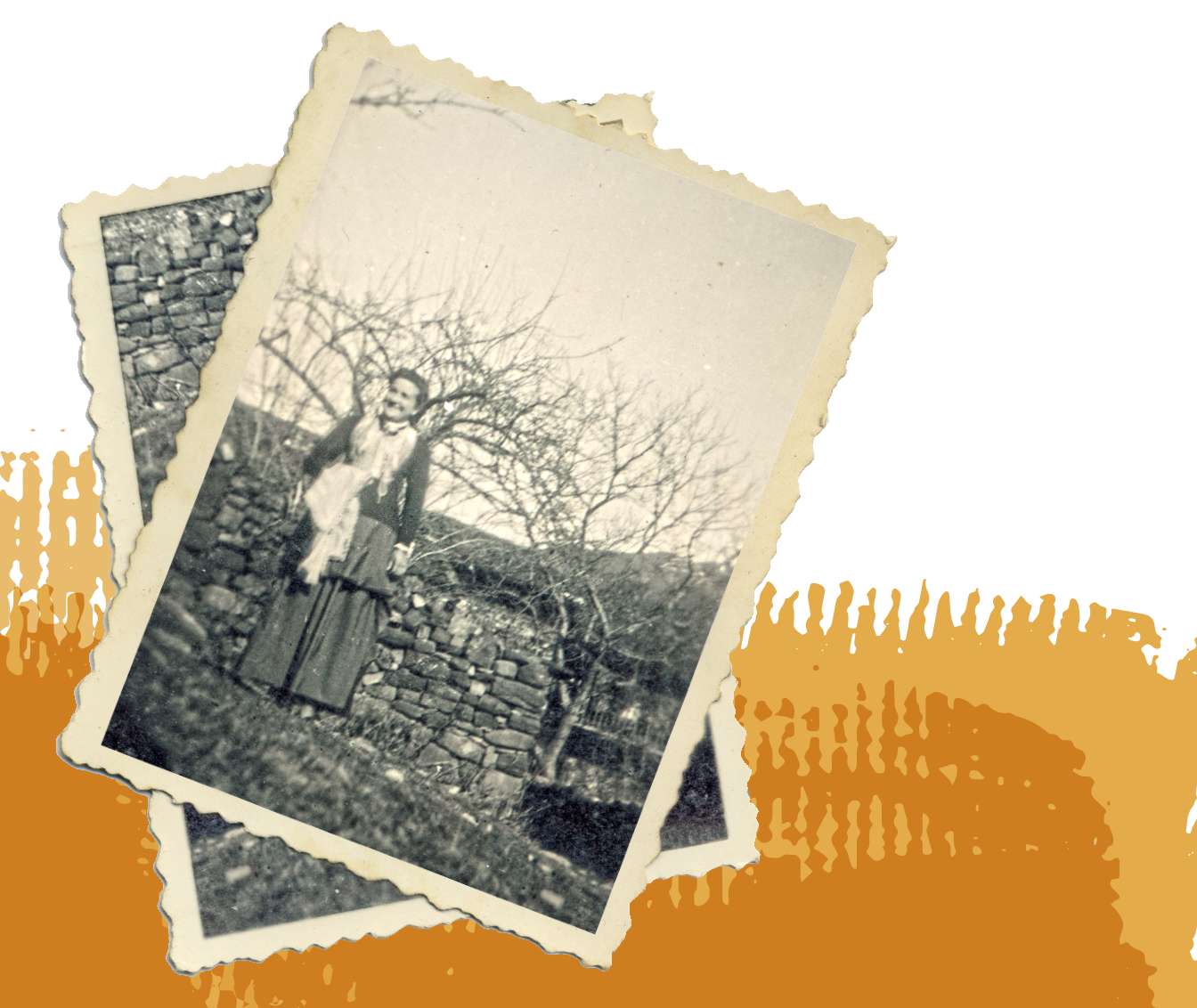 Roncal (Navarra). 1940 – 1941. Basi Sanz, mujer roncalesa solidaria con los prisioneros.
Memoriaren Bideak / Juan Mari Landeta.